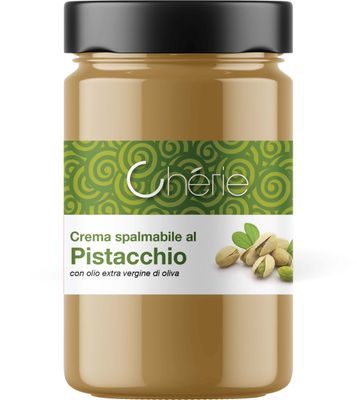 Crema Spalmabile Dolce al Pistacchio 600gr con Olio Extravergine di Oliva