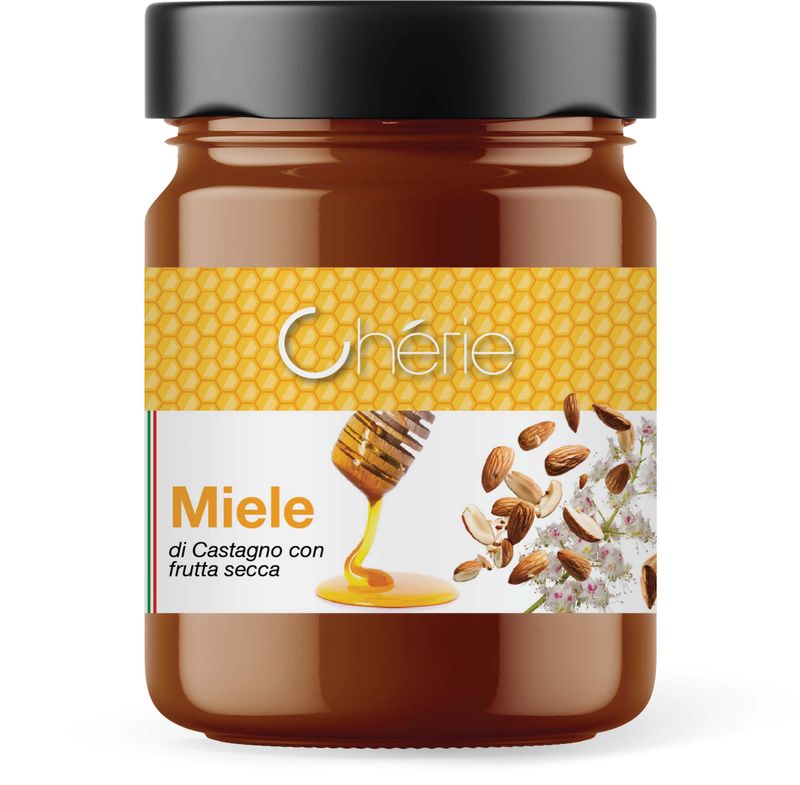 Miele di Castagno con Frutta Secca 250gr