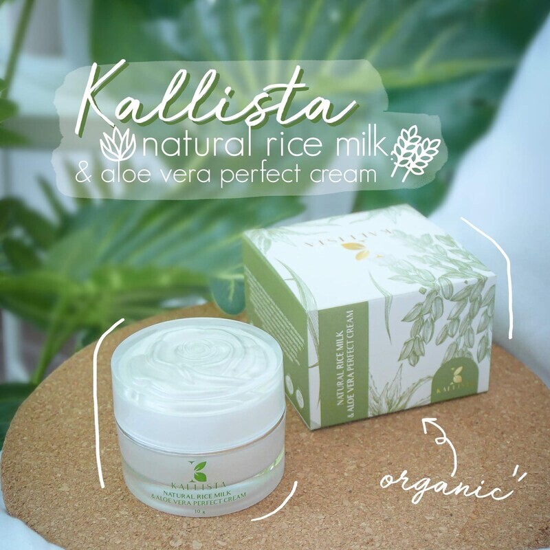 โปรโมชั่น Kallista Natural rice milk & Aloe vera perfect cream