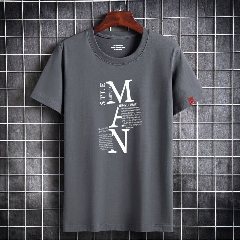 Men`s T-shirt  Summer Short Sleeve,Cotton T-shirt  ,Simple style