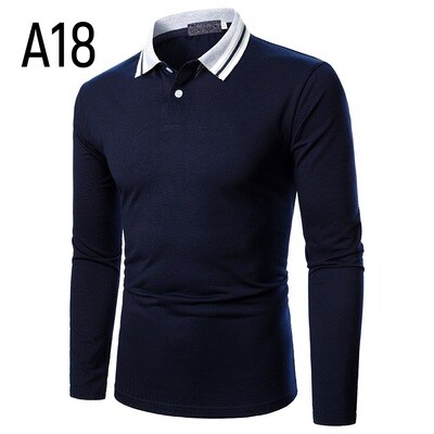 Men Long Sleeve T-shirt Three Colors Stitching Tops matching street casual fashion T-shirt