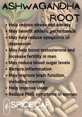 60 x Ashwaganda Root Capsules