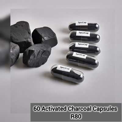 60 x Activated Charcoal Capsules