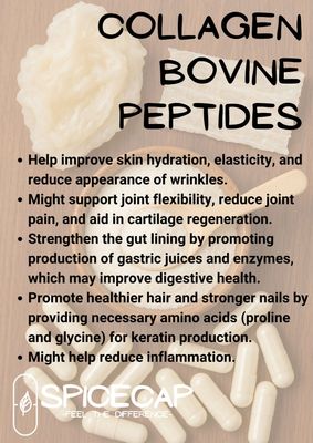 60 x Collagen Bovine Peptides Capsules