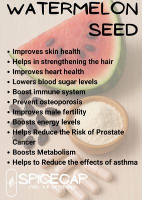 60 x Watermelon Seed Capsules