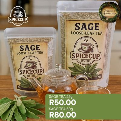 1 x SpiceCup Sage Tea 50g
