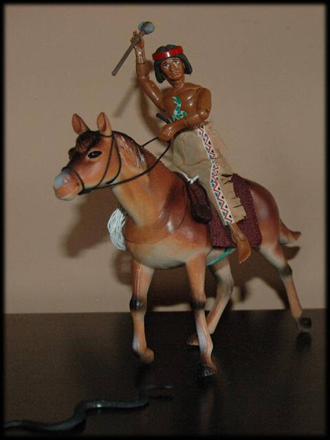 GUERRERO INDIO A CABALLO. Madelman MDE