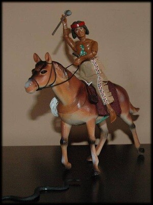GUERRERO INDIO A CABALLO. Madelman MDE