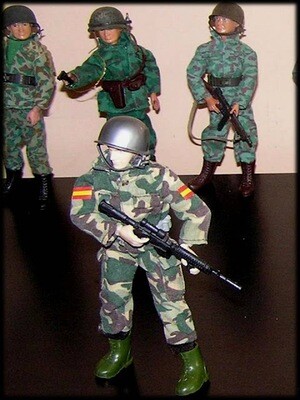 Soldado Militar Español. Madelman MDE.
