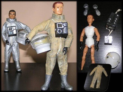 Madelman MDE. Original primera generación. 
Astronauta 2001 odisea espacial. 
Articulaciones duras. Único