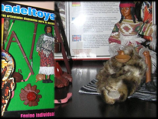 Madelwoman. Princesa India Pluma Roja con accesorios. En caja.