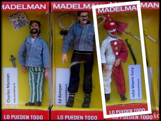 Madelman MDE. Serie Criminologia: Historia de los asesinos en serie. John Wayne Gacy en caja