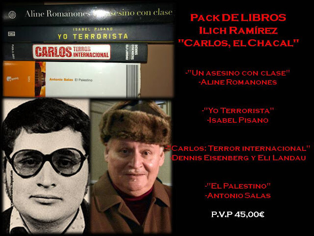 Pack de 4 libros 
Ilich Ramírez &quot;Carlos, el Chacal&quot;