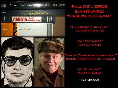 Pack de 4 libros 
Ilich Ramírez &quot;Carlos, el Chacal&quot;