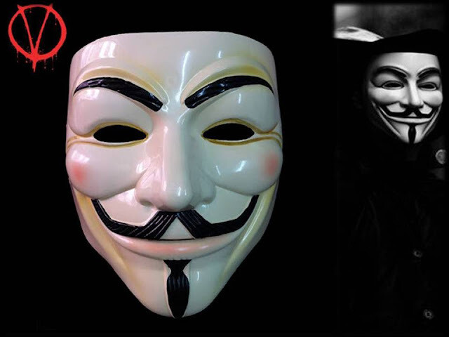 MÁSCARA DEL GRUPO ANONYMOUS