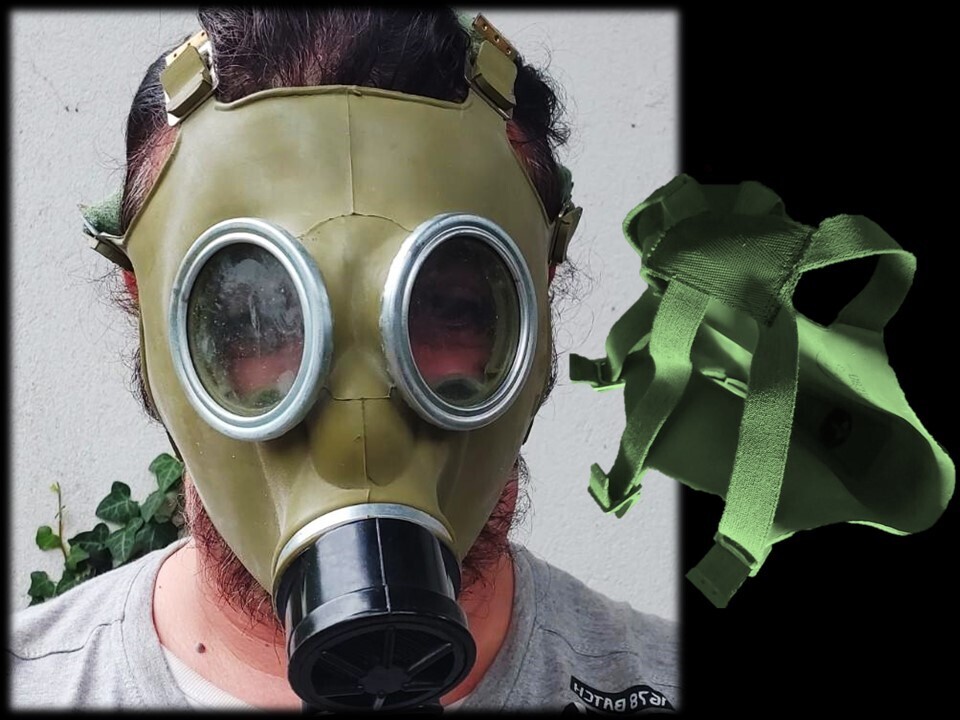 Mascara antigas auténtica. Perfecto estado.Stasi, KGB, Mosad, Mossad, Espía. Guerra fría.