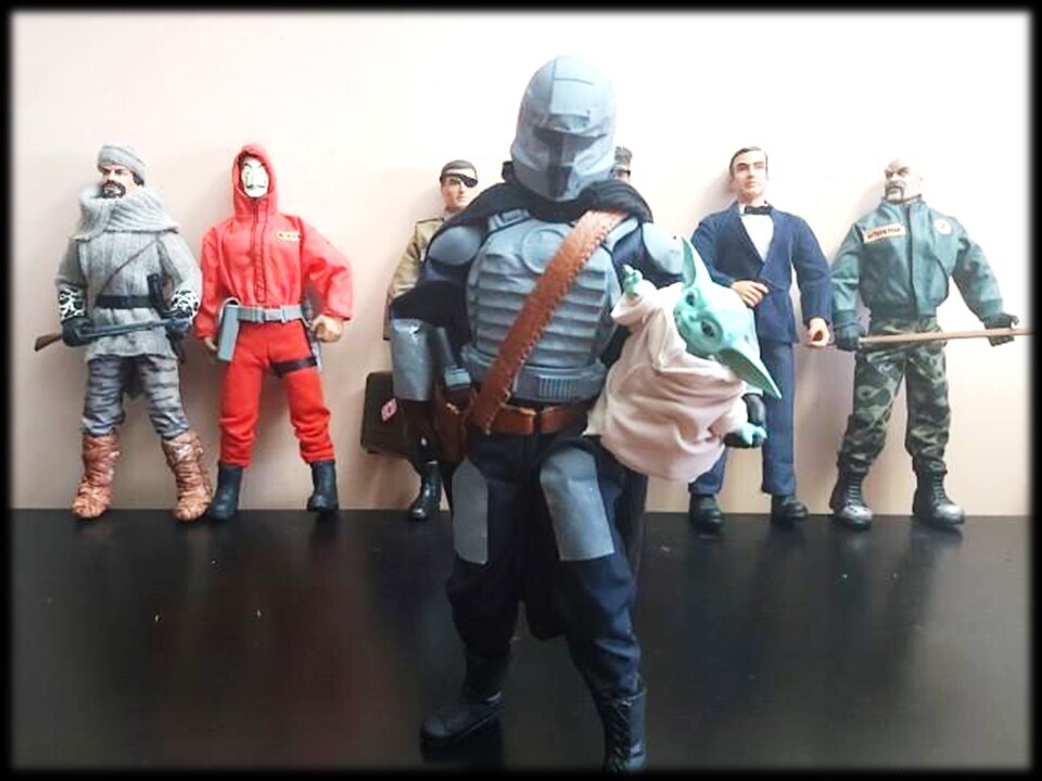 Mandalorian: Mando y Baby Yoda Gorgu. Geyperman MDE