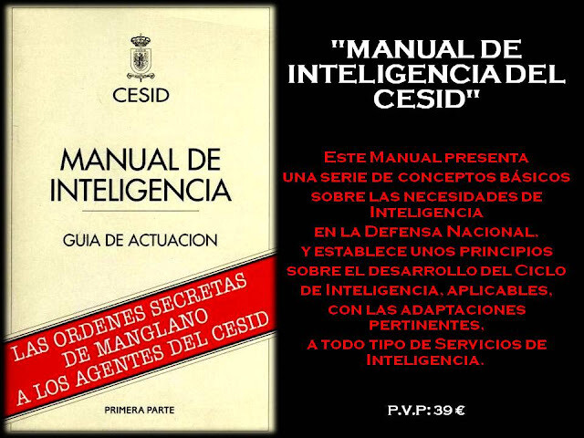 &quot;MANUAL DE INTELIGENCIA DEL CESID&quot;
Libro descatalogado.