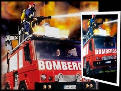 Madelman MDE. 
Camión de bomberos. Nuevo en Caja. 
El mas barato. Ultima Generación.