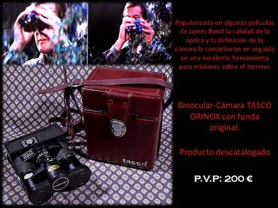 ​Binocular-Cámara TASCO ORINOX
CON FUNDA ORIGINAL