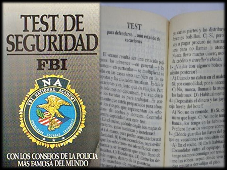LIBRO: TEST DE SEGURIDAD DEL FBI