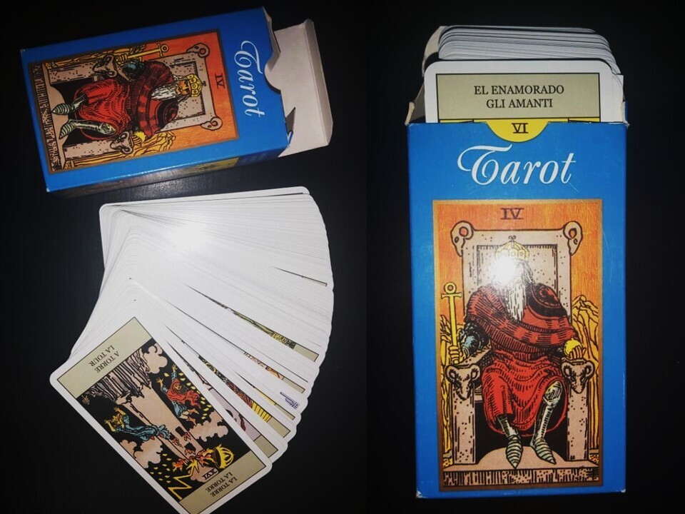 Tarot de Marsella completo con caja.
