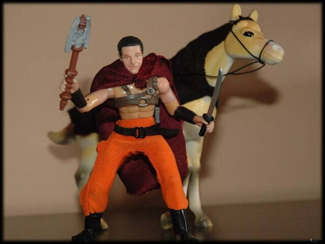 Madelman MDE. Medieval. Juego de Tronos. Guerrero 5 con caballo.
