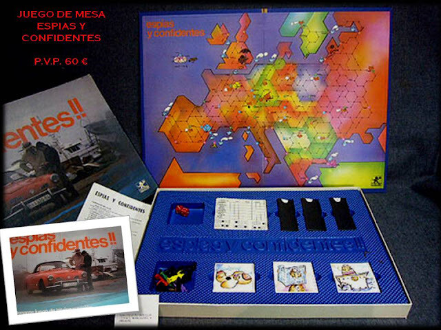 JUEGO DE MESA: ESPÍAS Y CONFIDENTES. Descatalogado.