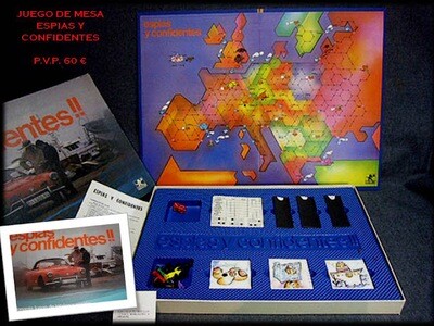 JUEGO DE MESA: ESPÍAS Y CONFIDENTES. Descatalogado.