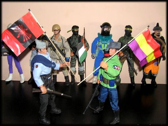 Geyperman, Action Man, Dragón, Palitoy. 
Escala 1/6. Guerra Civil. CNT, Republicano.