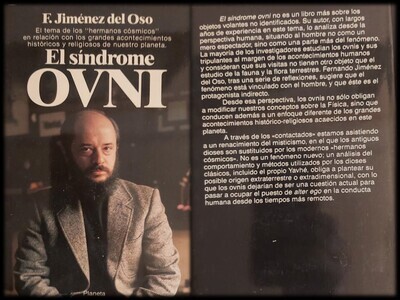 El síndrome OVNI. Dr. Fernando Jiménez del OSO. Primera edición. Difícil de conseguir.
