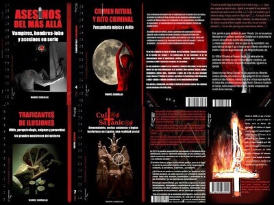 Cuadernos de Campo de Manuel Carballal. Lote Tetralogia criminologia esoterica.