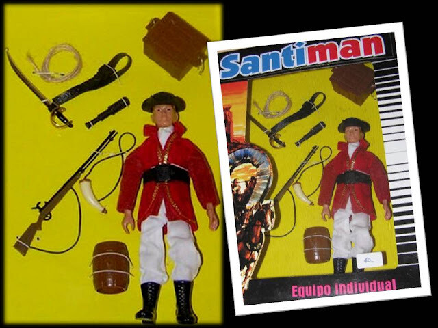 MADELMAN MDE. SOLDADO CASACA ROJA. SERIE OESTE. En Caja Custom.