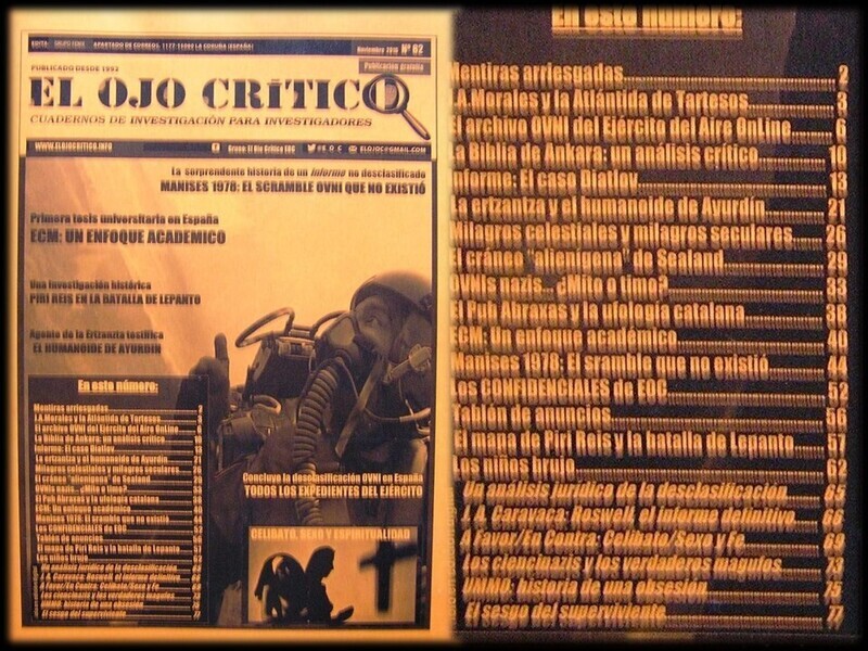 Revista El Ojo Crítico nº 82 ovnis, parapsicología, ocultismo, anomalías, sectas.