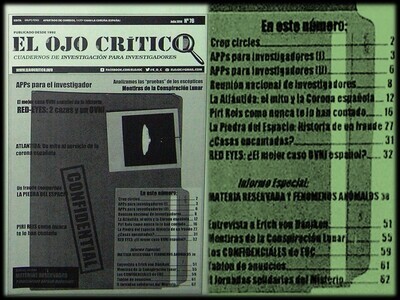 Revista El Ojo Crítico nº 76. OVNIS,parapsicologia,paranormal,espias,conspiración