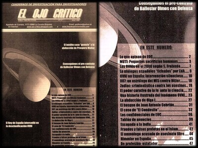 El Ojo Crítico nº57 Contrato Ballester Olmos OVNIS Parapsicologia Abducción UMMO Sectas UFO .