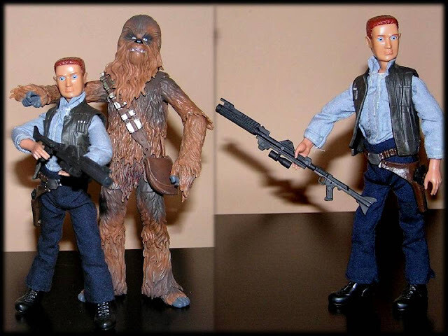 MADELMAN MDE. STAR WARS. HAN SOLO CON ARMA LASER