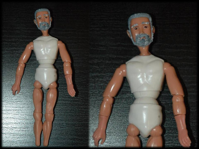 MADELMAN CUSTOM. ANCIANO CON BARBA BLANCA.