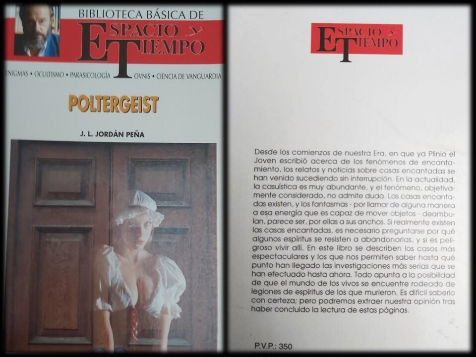 POLTERGEIST. CASAS ENCANTADAS. Autor: JOSE LUIS JORDAN PEÑA.