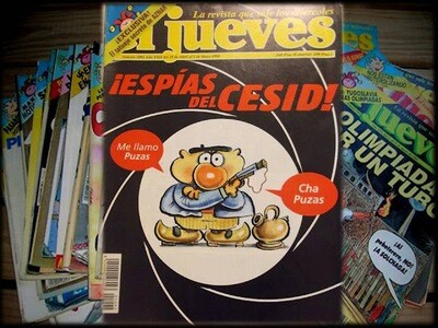 Revista ​&quot;El Jueves&quot; Especial CESID. Semanario satírico.