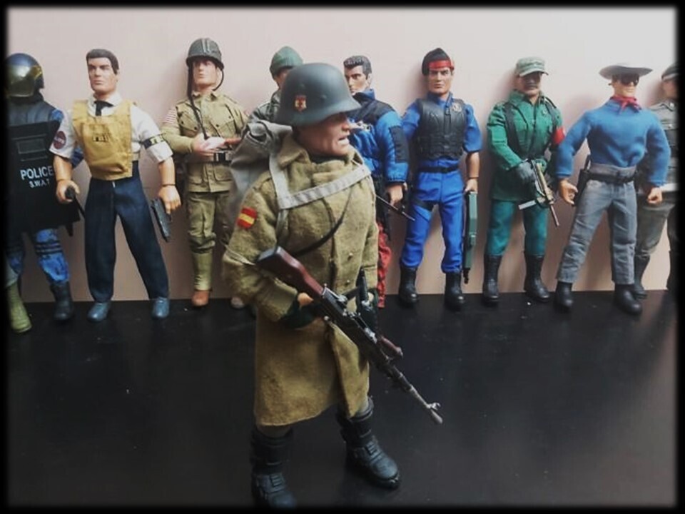 ​Action Man con accesorios Geyperman. 
División Azul IIWW Segunda Guerra Mundial. Unico. Escala 1/6 MDE