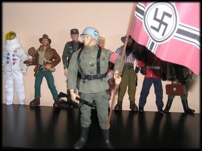 Geyperman: Soldado alemán WWII .MDE​​Action Man, Dragón, Palitoy. Escala 1/6.