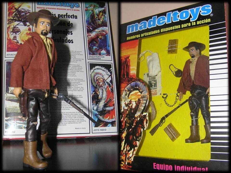 ​Lote cowboy cazarecompensas en caja. ​
Madelman MDE. Cabeza suarez.
