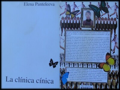 ​Libro: La Clínica Cínica. Autora: Elena Panteleva. Libro autografiado por la autora.