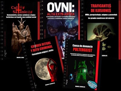 ​Colección Cuadernos de Campo. Autor: Manuel Carballal. Libros 1, 2,3,4 y 5.