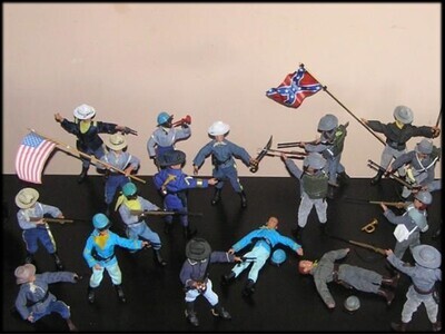 Madelman MDE caballeria. General nordista. Guerra civil americana. Oeste, Far West. Cowboy, Vaquero.