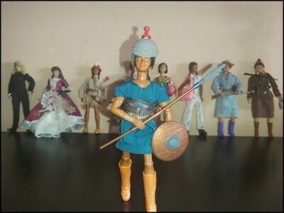 Madelwoman MDE. Amazona. Medieval. Serie Guerreras. Madelman MDE.