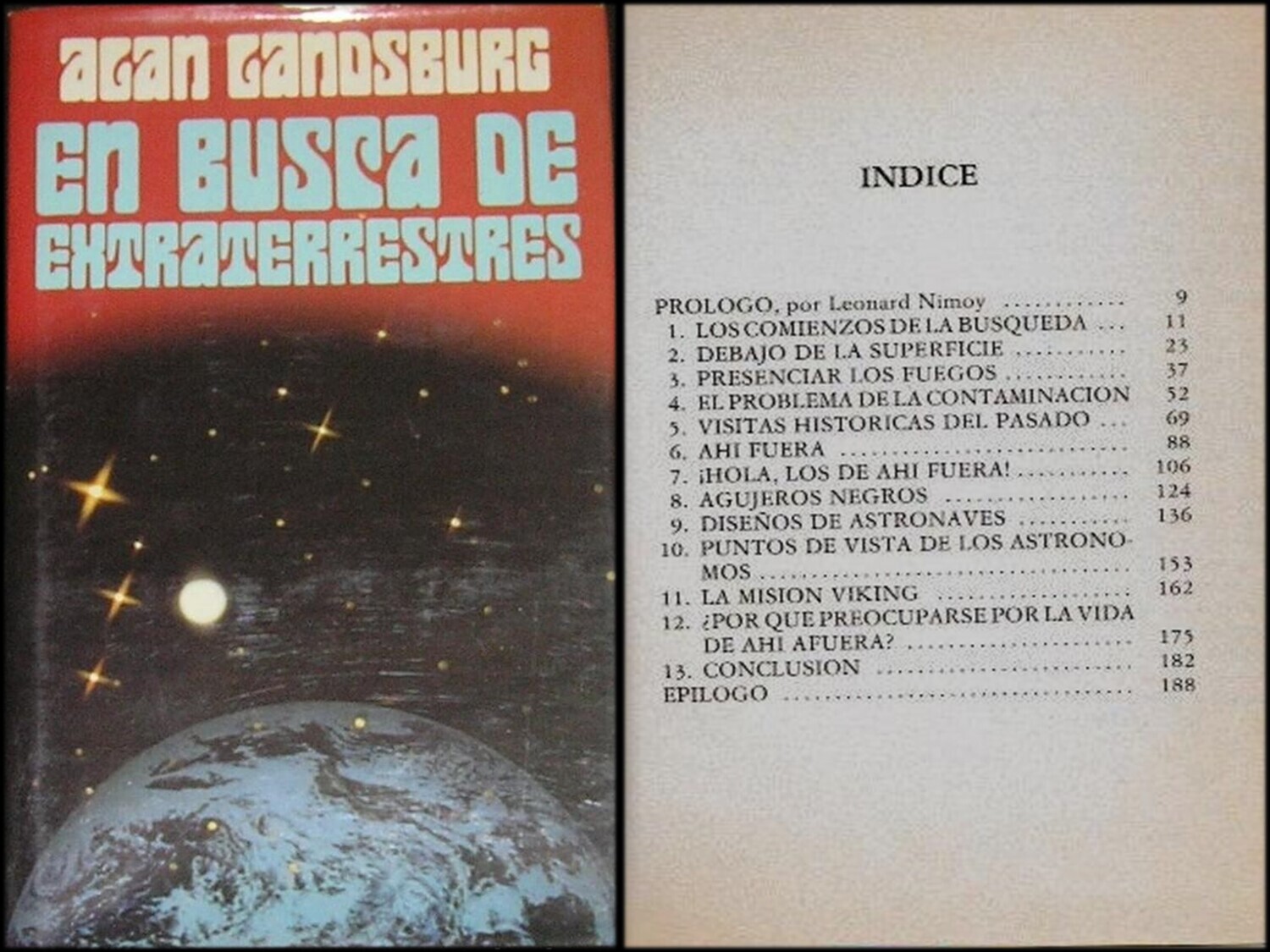 Libro: En busca de extraterrestres. Autor: Alan Landsburg. En tapa dura. MISTERIO