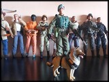 Action Man con accesorios Geyperman. Guardia Civil unidad canina con perro. Completo. Escala 1/6 MDE.