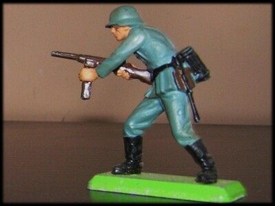 Soldado de plomo alemán. Segunda Guerra Mundial. WWII. III Reich. SS